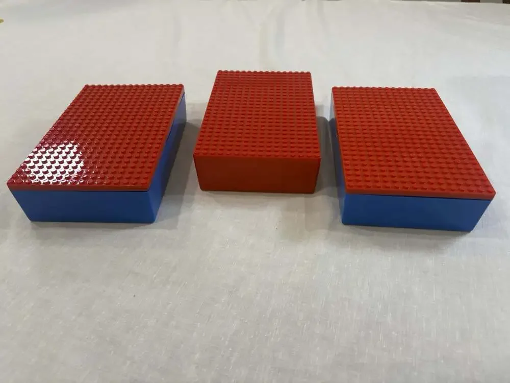 Lego Lot Of 3 Brick Organization 8”x 5” With 342 Universal Pieces